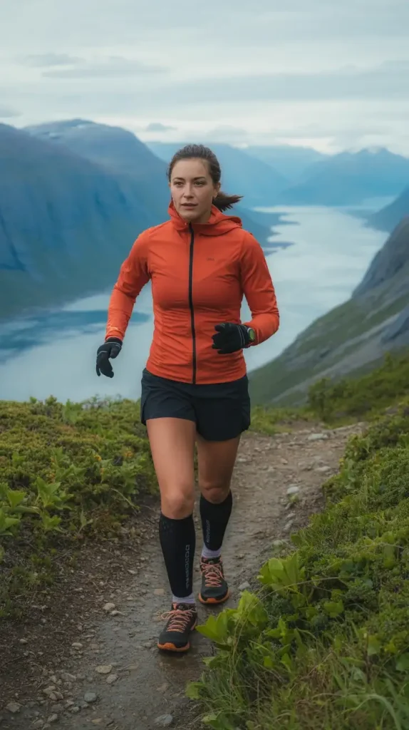 Athletic-Zip-Up-with-Trail-Running-Shorts-and-Compression-Leggings Athletic Zip-Up with Trail Running Shorts and Compression Leggings