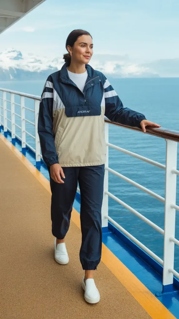 Casual-Day-Look-Anorak-Pullover-with-Jogger-Style-Track-Pants Casual Day Look Anorak Pullover with Jogger Style Track Pants