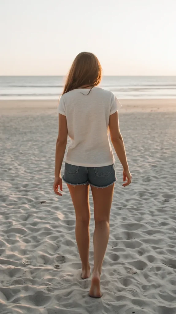 Casual-Tee-with-Shorts Casual Tee with Shorts