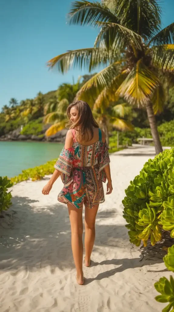 Printed-Romper-Look Printed Romper Look