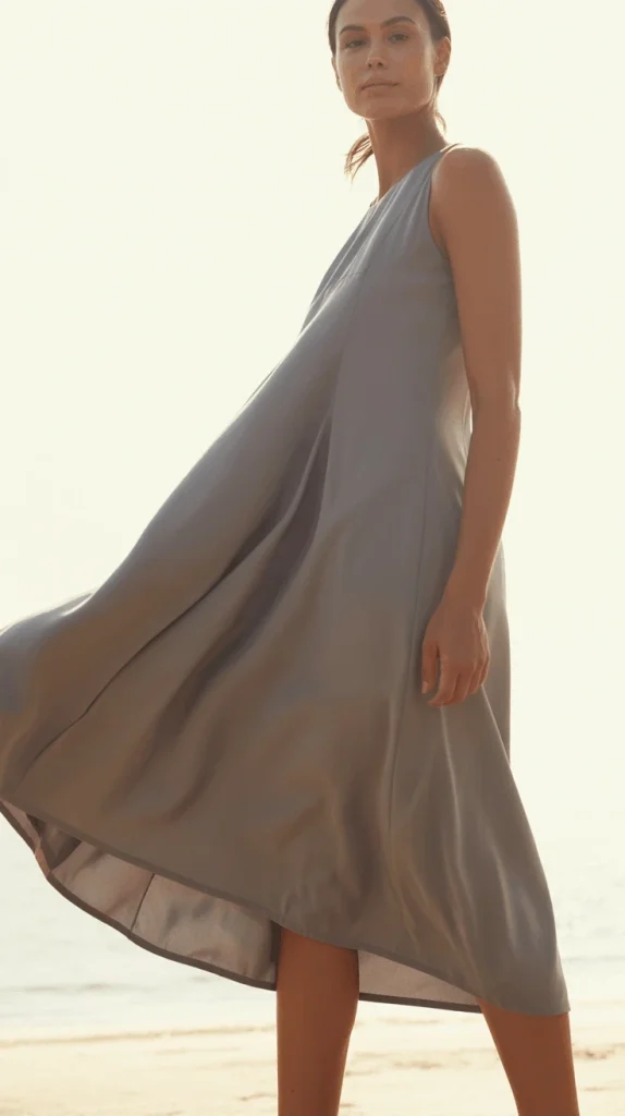 Soft-Grey-Midi-Dress Soft Grey Midi Dress