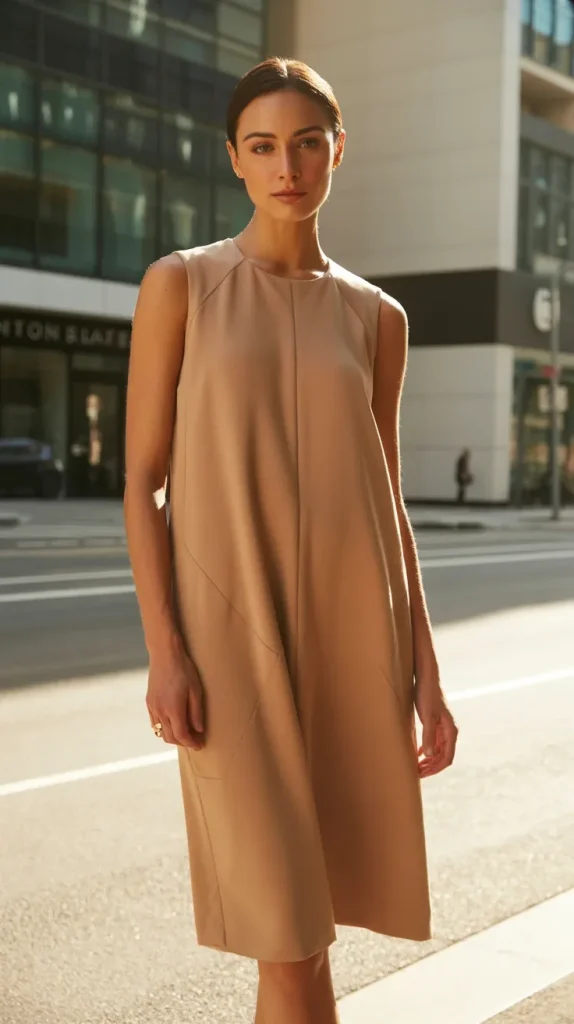 The-Camel-Toned-Dress The Camel Toned Dress