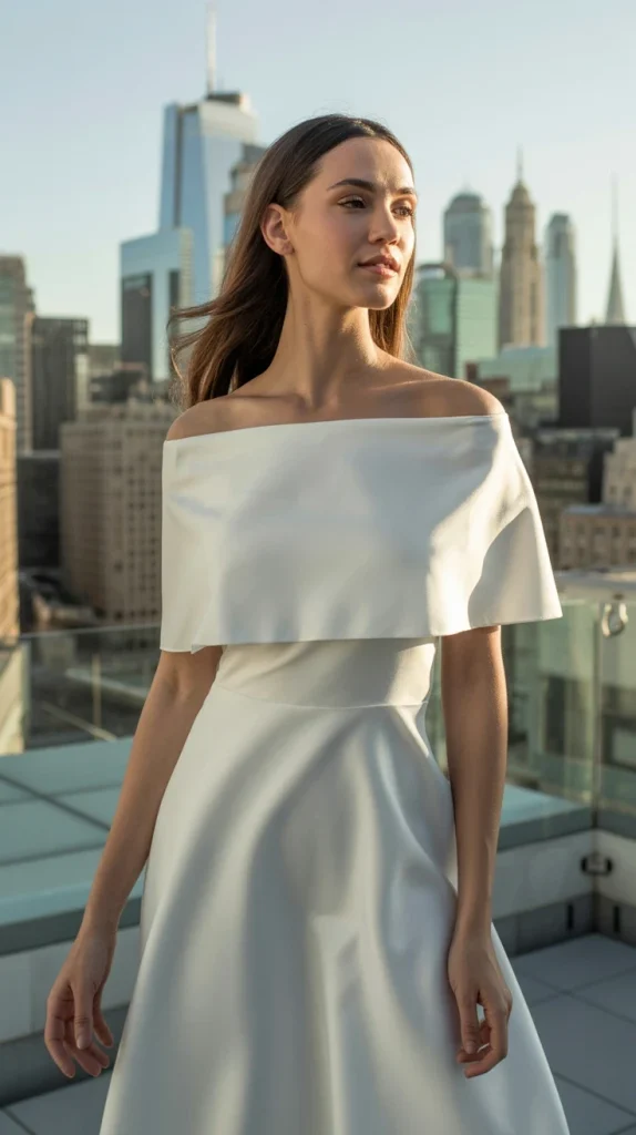 The-Off-Shoulder-Minimal-Dress The Off-Shoulder Minimal Dress