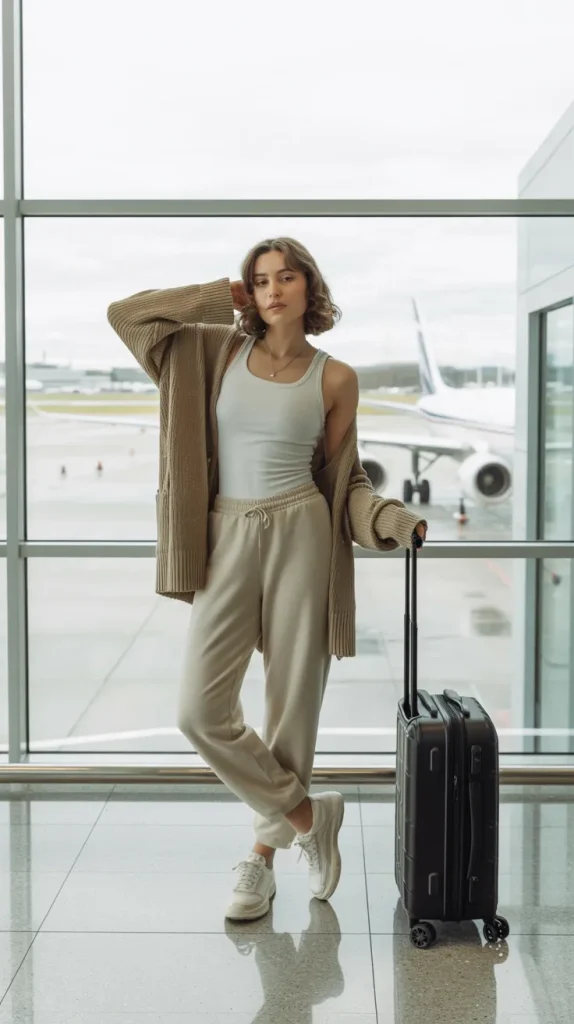 Airport Travel Neutral Outfit