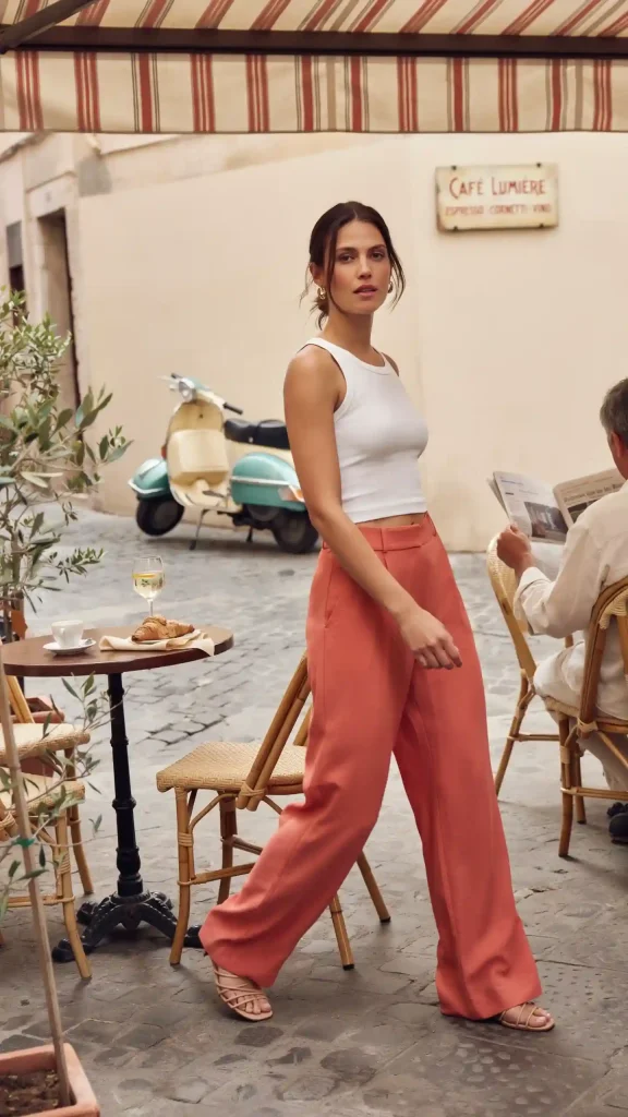 Bold-Palazzo-Pants-with-Minimal-Crop-Styling Bold Palazzo Pants with Minimal Crop Styling