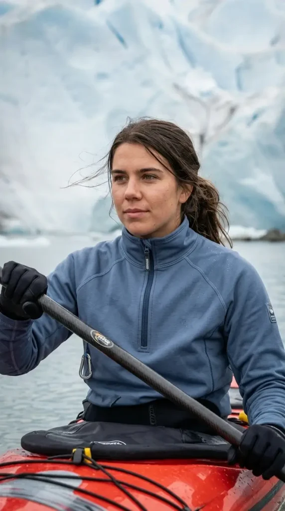 Dusty-Blue-Half-Zip-Fleece-with-Charcoal-Hiking-Leggings Dusty Blue Half Zip Fleece with Charcoal Hiking Leggings