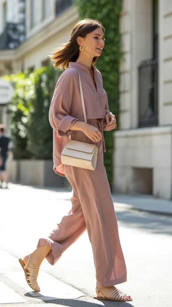 Dusty-Rose-Linen-Matching-Co-ord-Set Dusty Rose Linen Matching Co-ord Set