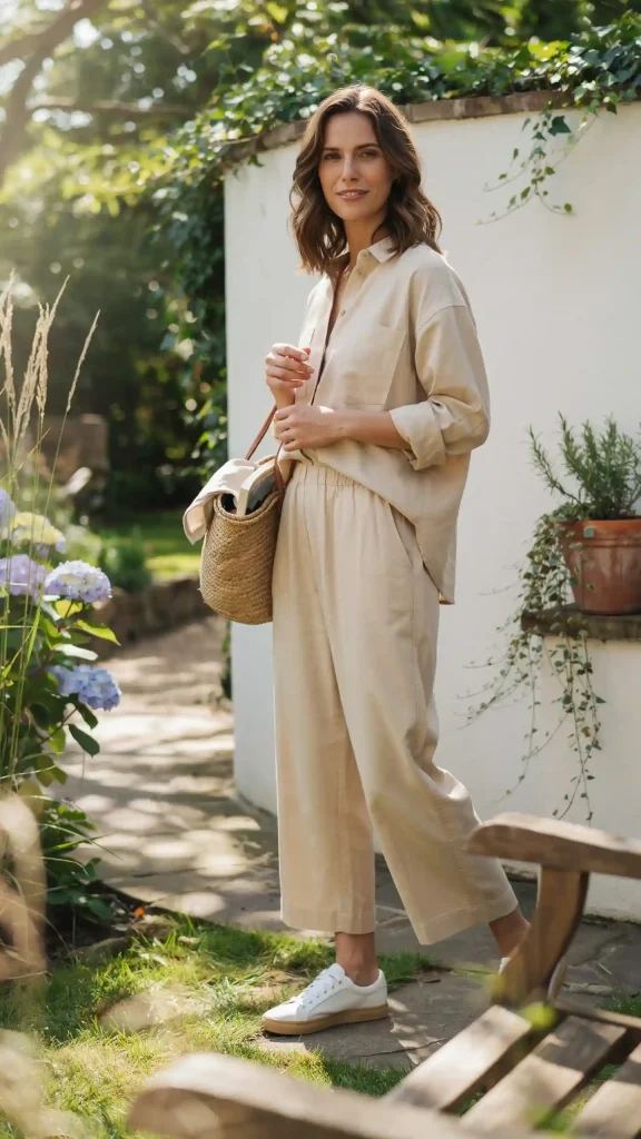 Effortless-Neutral-Linen-Co-ord-for-Summer-Mom Effortless Neutral Linen Co-ord for Summer Mom