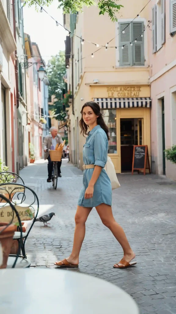 Light-Wash-Denim-Midi-Shirt-Casual-Street-Style Light Wash Denim Midi Shirt Casual Street Style