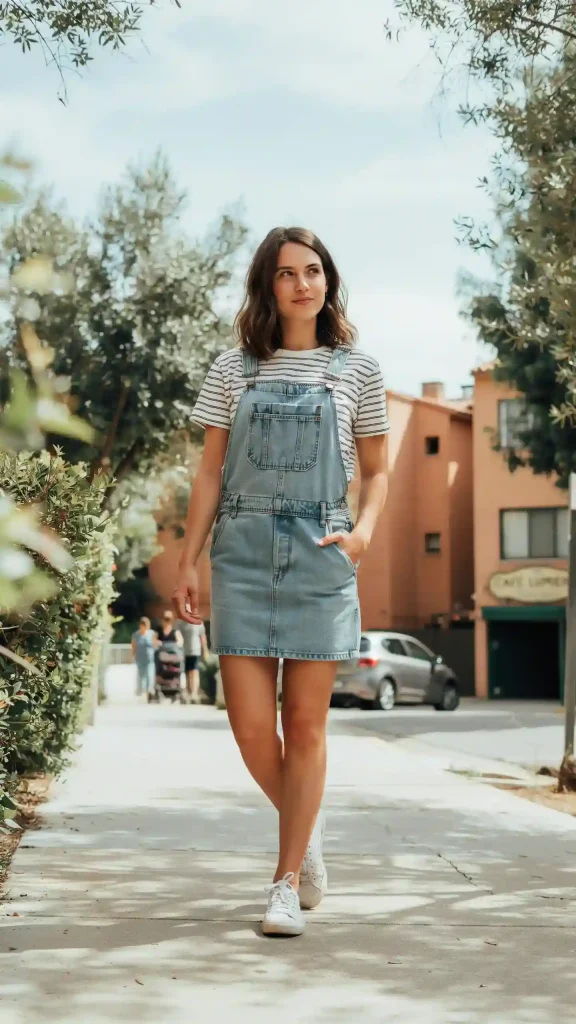 Light-Wash-Denim-With-Striped-Shirt-Underneath Light Wash Denim With Striped Shirt Underneath