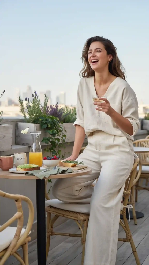 Off-White-Wide-Leg-Linen-Jumpsuit-With-Woven-Flat-Sandals Off-White Wide-Leg Linen Jumpsuit With Woven Flat Sandals