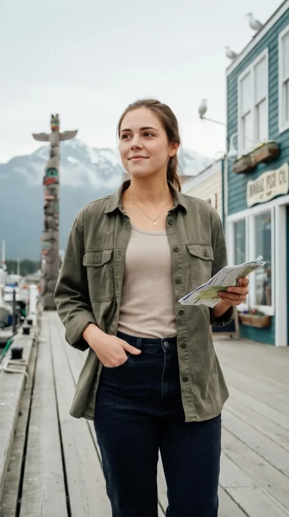 Olive-Green-Shacket-with-Dark-Indigo-Straight-Leg-Jeans Olive Green Shacket with Dark Indigo Straight Leg Jeans