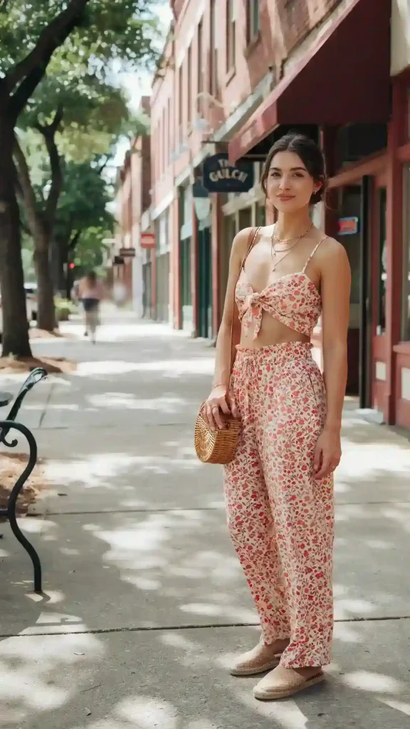 Palazzo-Pants-Set-Floral-Summer-Nashville Palazzo Pants Set Floral Summer Nashville