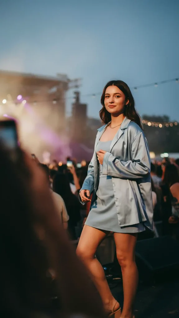 Pastel-Blue-Satin-Shirt-Over-Mini-Dress Pastel Blue Satin Shirt Over Mini Dress