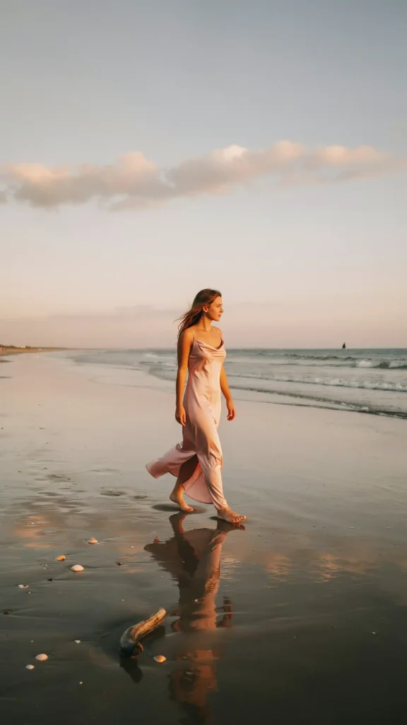Pink-Summer-Maxi-Dress-with-Slit Pink Summer Maxi Dress with Slit