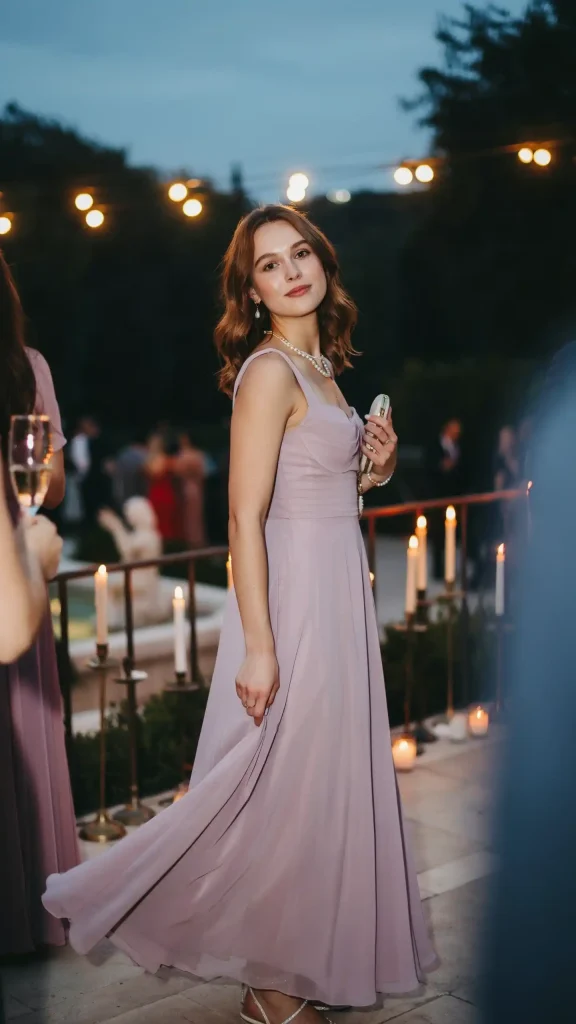 Soft-Lilac-Chiffon-Flowy-Maxi-with-Pearl-Strap-Sandals Soft Lilac Chiffon Flowy Maxi with Pearl Strap Sandals
