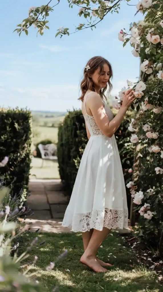 White-Summer-Dress-With-Lace-Details White Summer Dress With Lace Details