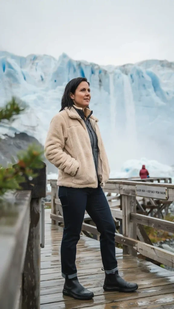 Cream-Sherpa-Jacket-with-Dark-Denim-and-Waterproof-Chelsea-Boots Cream Sherpa Jacket with Dark Denim and Waterproof Chelsea Boots