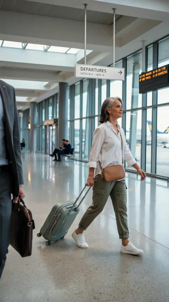 White-Button-Down-Shirt-With-Olive-Cargo-Pants-And-Sneakers White Button Down Shirt With Olive Cargo Pants And Sneakers