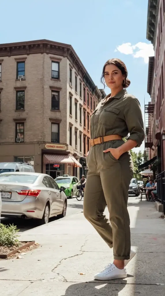 Olive-Utility-Jumpsuit-for-an-Effortlessly-Cool-Streetwear-Moment Olive Utility Jumpsuit for an Effortlessly Cool Streetwear Moment
