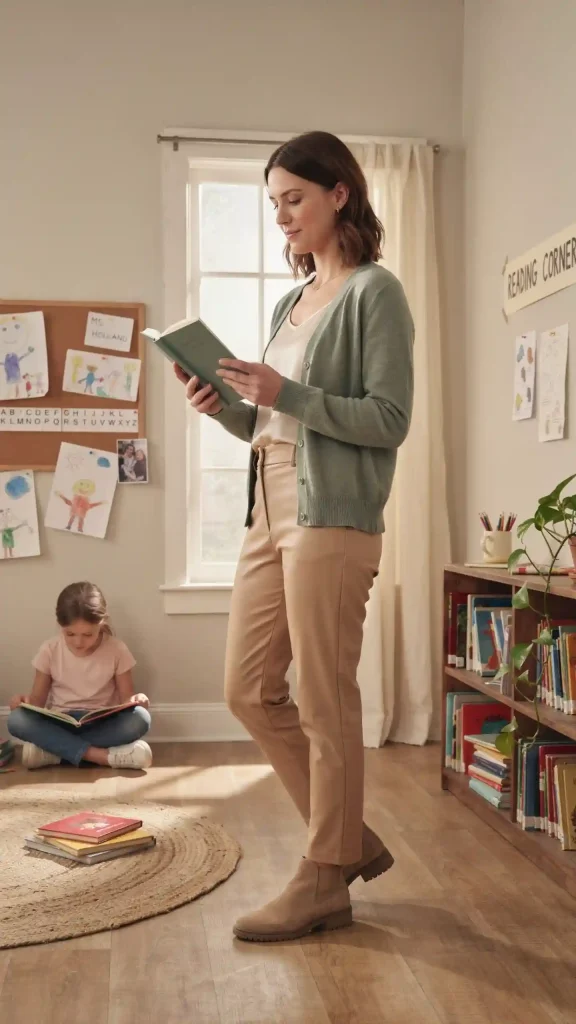Sage-Green-Cardigan-With-Tan-Trousers-and-Chelsea-Boots Sage Green Cardigan With Tan Trousers and Chelsea Boots