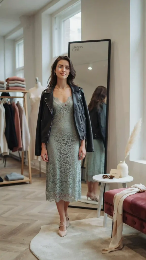 Sage-Green-Lace-Slip-Dress-with-Cropped-Jacket Sage Green Lace Slip Dress with Cropped Jacket